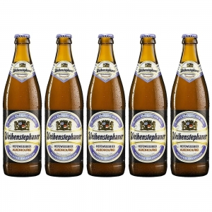 Пиво св н/ф Weihenstephan Hefe-Weissbier б/а, 5шт*0.5л