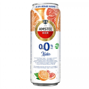 Пиво б/а Amstel Natur Light апельсин-грейпфрут н/ф 6шт*0,43 л